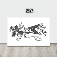 FRAMED POSTER: hateMeNow | GRAFFITI COLLECTION