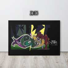 FRAMED POSTER: Kaught | GRAFFITI COLLECTION