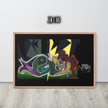 FRAMED POSTER: Kaught | GRAFFITI COLLECTION
