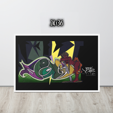 FRAMED POSTER: Kaught | GRAFFITI COLLECTION