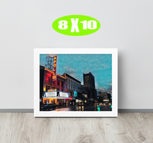 FRAMED POSTER: The Apollo Theatre: Harlem Streets -The Art Collection