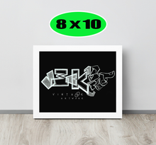 GRAFFITI FRAMED POSTER: BLACKout