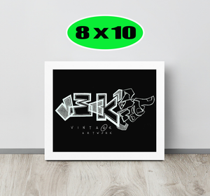 GRAFFITI FRAMED POSTER: BLACKout