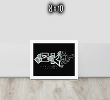 FRAMED POSTER: BLACKout | GRAFFITI COLLECTION