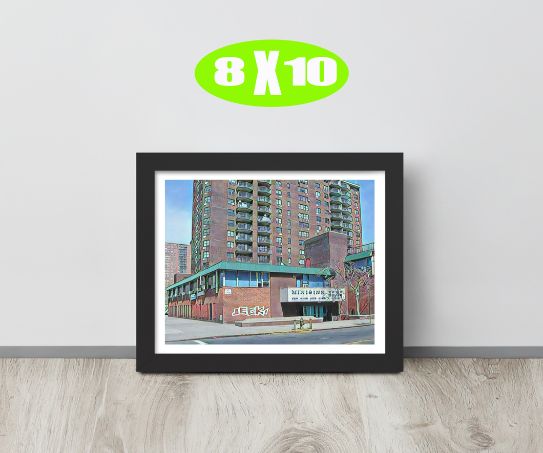 FRAMED POSTER: MINISINK: Harlem Streets -The Art Collection