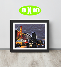 FRAMED POSTER: The Apollo Theatre: Harlem Streets -The Art Collection