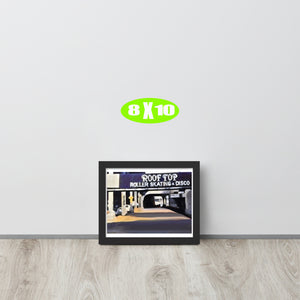 FRAMED POSTER: ROOF TOP : Harlem Streets -The Art Collection