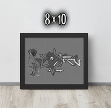 FRAMED POSTER: catchingFeelings | GRAFFITI COLLECTION