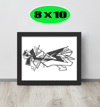 GRAFFITI FRAMED POSTER: hateMeNow