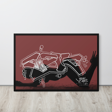 GRAFFITI FRAMED POSTER: abys$alpa$sion