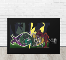 FRAMED POSTER: Kaught | GRAFFITI COLLECTION