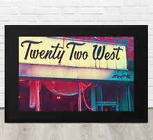 FRAMED POSTER: Twenty Two West | HARLEM COLLECTION
