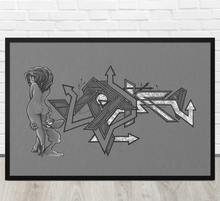 FRAMED POSTER: catchingFeelings | GRAFFITI COLLECTION