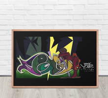 FRAMED POSTER: Kaught | GRAFFITI COLLECTION