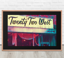 FRAMED POSTER: Twenty Two West | HARLEM COLLECTION