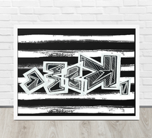 FRAMED POSTER: harDpressed (2 Corinthians 4:8-9) | GRAFFITI COLLECTION