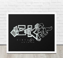 FRAMED POSTER: BLACKout | GRAFFITI COLLECTION
