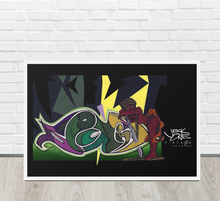 FRAMED POSTER: Kaught | GRAFFITI COLLECTION
