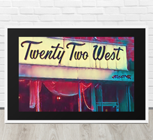 FRAMED POSTER: Twenty Two West | HARLEM COLLECTION