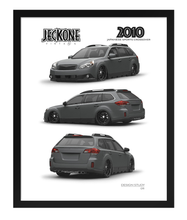 FRAMED POSTER: JECKONE Vintage | Design Study 011 | 2010 Japanese Sports Crossover -STUDY 011
