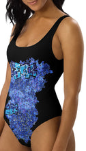 ONE PIECE SWIMSUIT: DELPHINIUMS