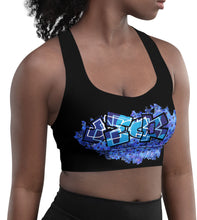 SPORTS BRA: DELPHINIUMS