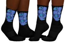 SOCKS: DELPHINIUMS BOUQUET -uniSex