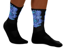 SOCKS: DELPHINIUMS BOUQUET -uniSex