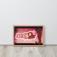 GRAFFITI FRAMED POSTER: HER