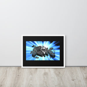 GRAFFITI FRAMED POSTER: theColorOfLOVE