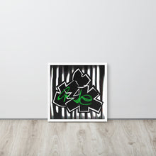 GRAFFITI FRAMED POSTER: perceptioN (Corinthians 4:18)