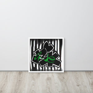 GRAFFITI FRAMED POSTER: perceptioN (Corinthians 4:18)