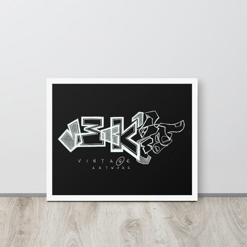BLACKOUT -JECKONE -Framed photo paper poster