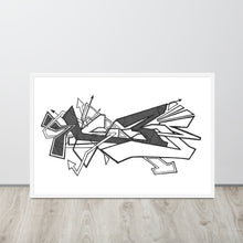 GRAFFITI FRAMED POSTER: hateMeNow