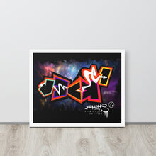 GRAFFITI FRAMED POSTER: knockOut