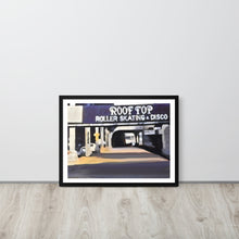 FRAMED POSTER: ROOF TOP : Harlem Streets -The Art Collection