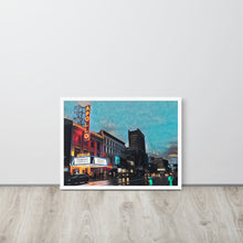 FRAMED POSTER: The Apollo Theatre: Harlem Streets -The Art Collection