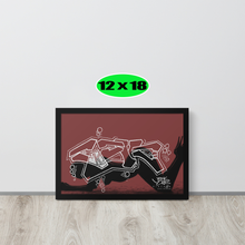 GRAFFITI FRAMED POSTER: abys$alpa$sion