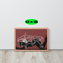 GRAFFITI FRAMED POSTER: abys$alpa$sion
