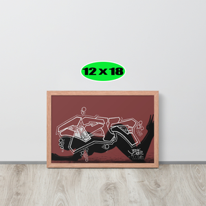 GRAFFITI FRAMED POSTER: abys$alpa$sion