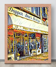 FRAMED POSTER: DAPPER DAN BOUTIQUE : Harlem Streets -The Art Collection