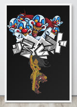 GRAFFITI FRAMED POSTER: absondFromTriflingLunatics