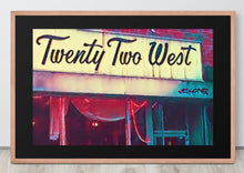 FRAMED POSTER: TWENTY TWO WEST: Harlem Streets -The Art Collection