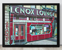FRAMED POSTER: LENOX LOUNGE: Harlem Streets -The Art Collection