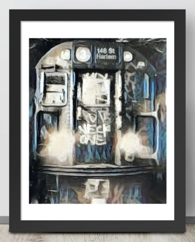 FRAMED POSTER: I'm Up: Harlem Streets -The Art Collection