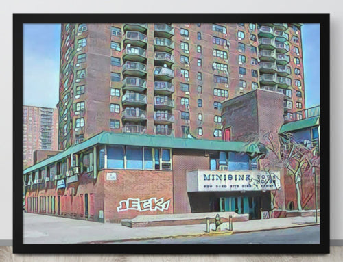 FRAMED POSTER: MINISINK: Harlem Streets -The Art Collection