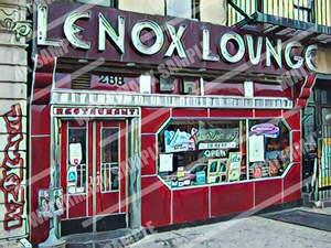 FRAMED POSTER: LENOX LOUNGE: Harlem Streets -The Art Collection
