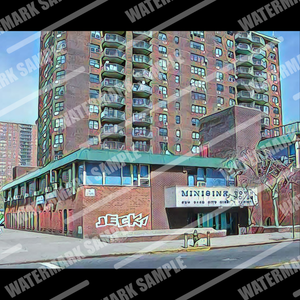 FRAMED POSTER: MINISINK: Harlem Streets -The Art Collection