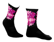 SOCKS: PINK ROSES BOUQUET -uniSex