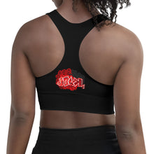 SPORTS BRA: RED ROSES BOUQUET